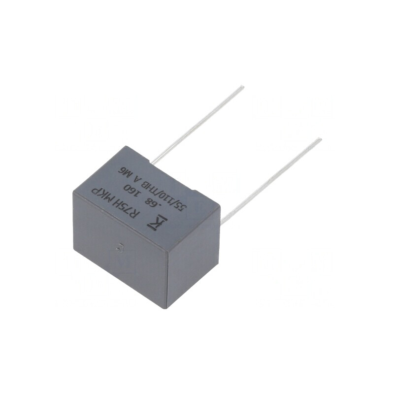 Condensator cu Polipropilenă 680nF THT ±5% 15mm | Electronic-mag.ro | Componente Electronice