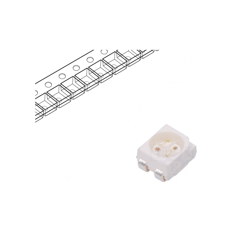 LED SMD 3528 Roșu/Galben 3.5x2.8mm 120° | Electronic-mag.ro | Componente Electronice