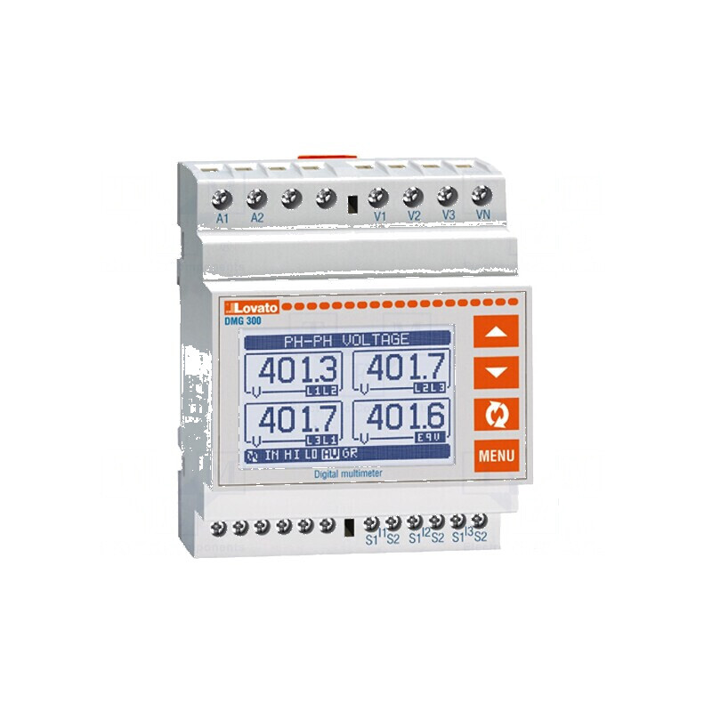 Aparat de măsură pentru parametri de reţea DIN LCD | Electronic-mag.ro | Componente Electronice