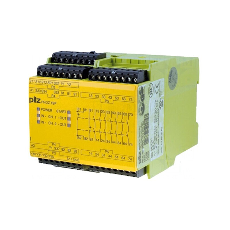 Modul releu de siguranţă 24VDC IN 4 OUT 11 | Electronic-mag.ro | Componente Electronice