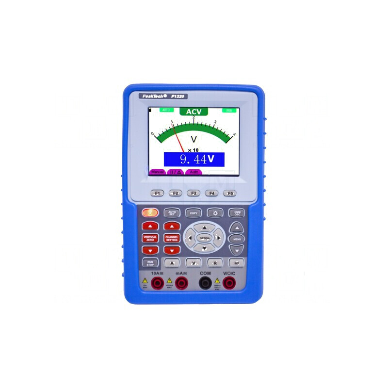 Osciloscop manual 20MHz 8bit LCD 3,8 Ch: 1 100Msps 6kpts - Osciloscop manual digital | Electronic-mag.ro | Componente Electronic
