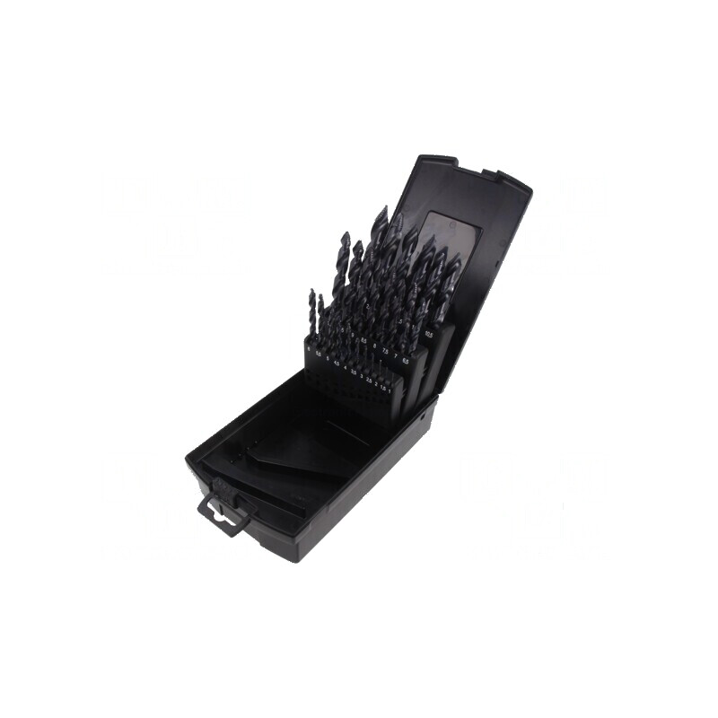 Set de burghie cu cobalt HSS-E 25 buc. | Electronic-mag.ro | Componente Electronice