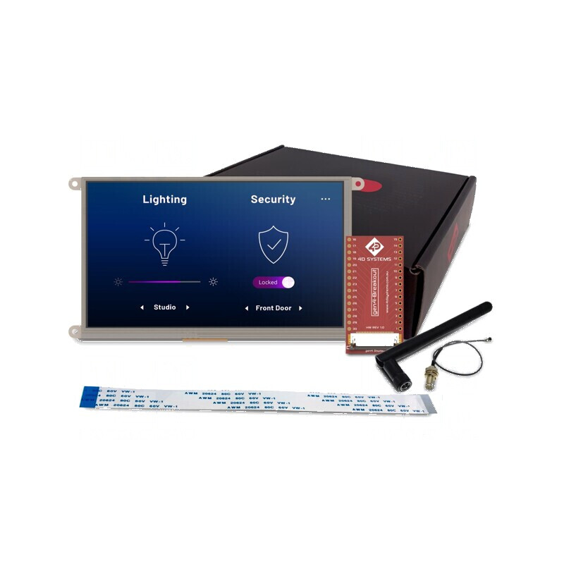 Afişaj TFT 9 800x480 8MBRAM,16MbFLASH 400cd/m2 cu ESP32 | Electronic-mag.ro | Componente Electronice