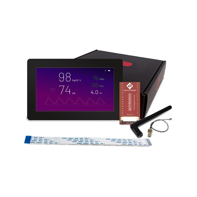Afişaj TFT 7 inch 800x480 8MBRAM, 16MbFLASH 475cd/m2 cu ESP32 | Electronic-mag.ro | Componente Electronice