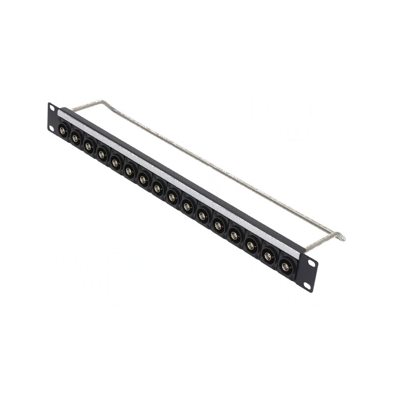Adaptor patch panel BNC soclu din ambele părţi rack 50Ω | Electronic-mag.ro | Componente Electronice