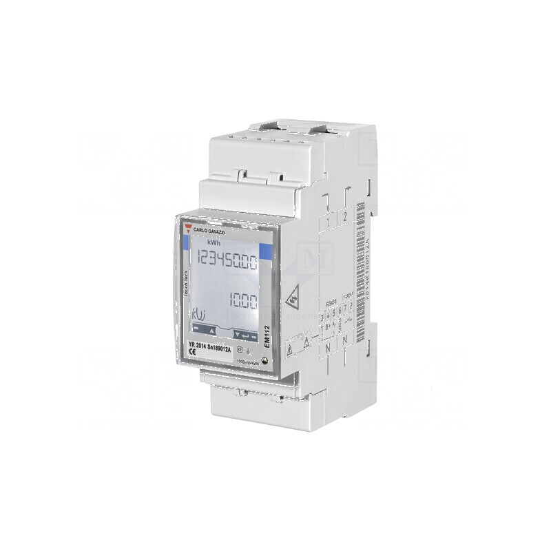 Contor digital pentru şină DIN 1-fazată LCD | Electronic-mag.ro | Componente Electronice