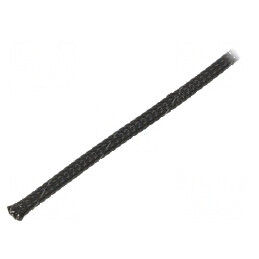 Trese din poliester Øtresă de 3mm, culoare neagră | Electronic-mag.ro | Componente Electronice
