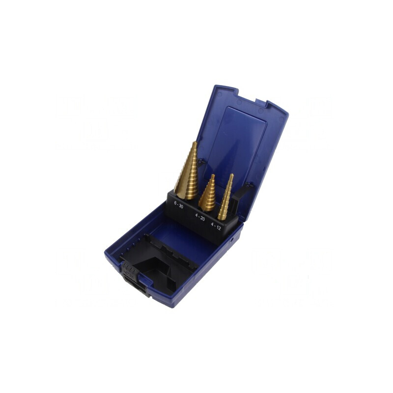 Set de burghie graduale oţel rapid şlefuit HSS-G tablă,metal | Electronic-mag.ro | Componente Electronice Set de burghie graduale oţel rapid şlefuit HSS-G tablă,metal | Electronic-mag.ro | Componente Electronice