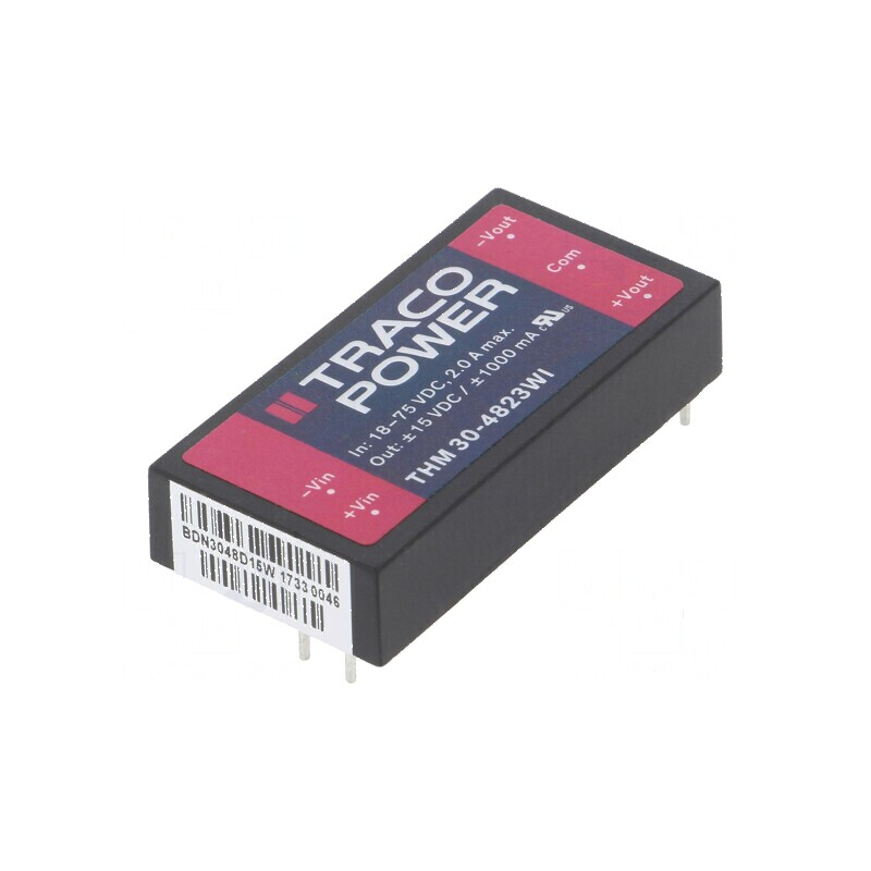 Convertor DC/DC 30W dual output 15VDC/-15VDC | Electronic-mag.ro | Componente Electronice