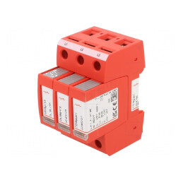 Limitator de supratensiuni Tip 2 Poli: 3 20kA pentru şină DIN - Limitator de supratensiuni Tip 2 Poli: 3 20kA | Electronic-mag.r