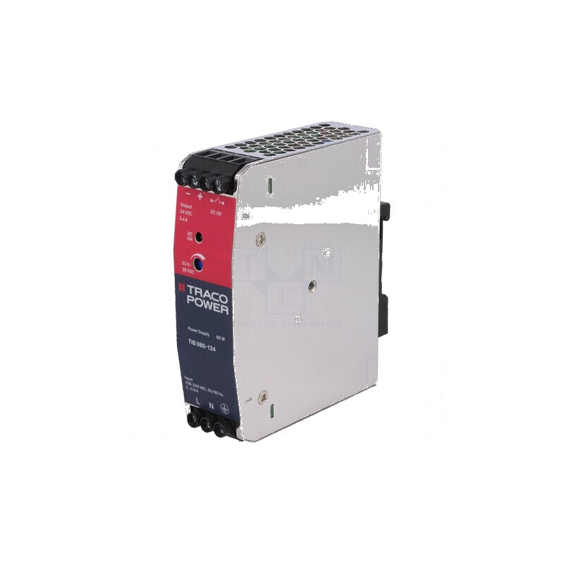 Alimentator pulsatoriu 24VDC 3,4A DIN 80W | Electronic-mag.ro | Componente Electronice