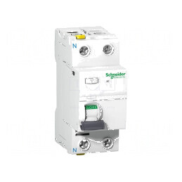 Întrerupător RCBO Inom: 25A Ires: 30mA Curent de supratens: 3kA - Întrerupător electric compact | Electronic-mag.ro | Componente