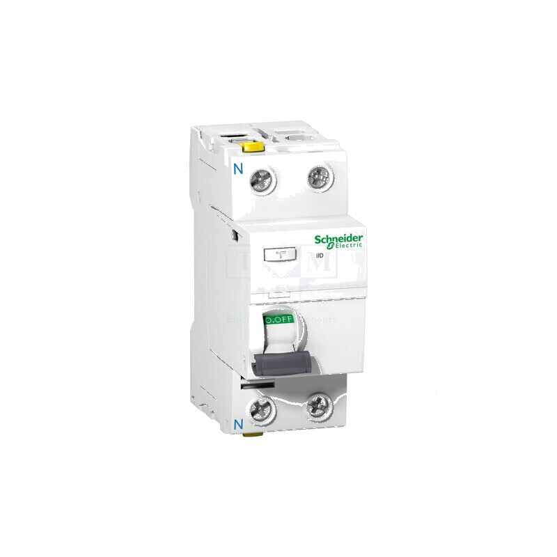 Întrerupător RCBO Inom: 25A Ires: 30mA Curent de supratens: 3kA - Întrerupător electric compact | Electronic-mag.ro | Componente
