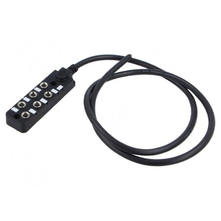 Cutie de conexiuni M8 PIN: 3 1m soclu 3A -20÷80°C IP67 IN: 6 | Electronic-mag.ro | Componente Electronice