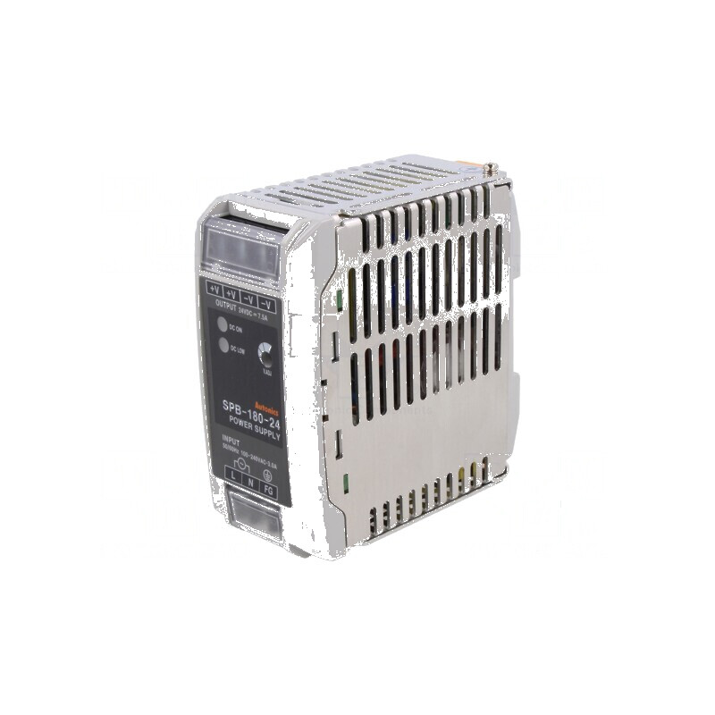 Alimentator pulsatoriu pentru şină DIN 180W 24VDC 7,5A IP20 | Electronic-mag.ro | Componente Electronice