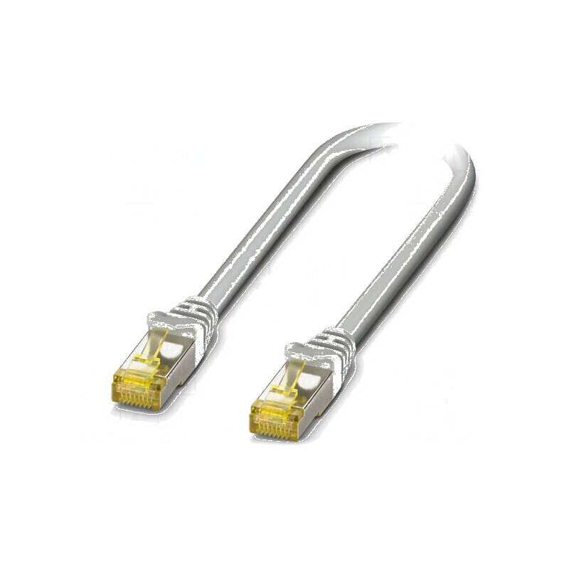 Patch cord S/FTP 6a litat Cu LSZH gri 15m 26AWG Fire: 8 IP20 - Patch cord gri 15m 26AWG IP20 | Electronic-mag.ro | Componente El