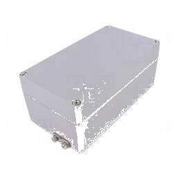 Carcasă universală aluminiu gri 120x220x90mm ATEX | Electronic-mag.ro | Componente Electronice