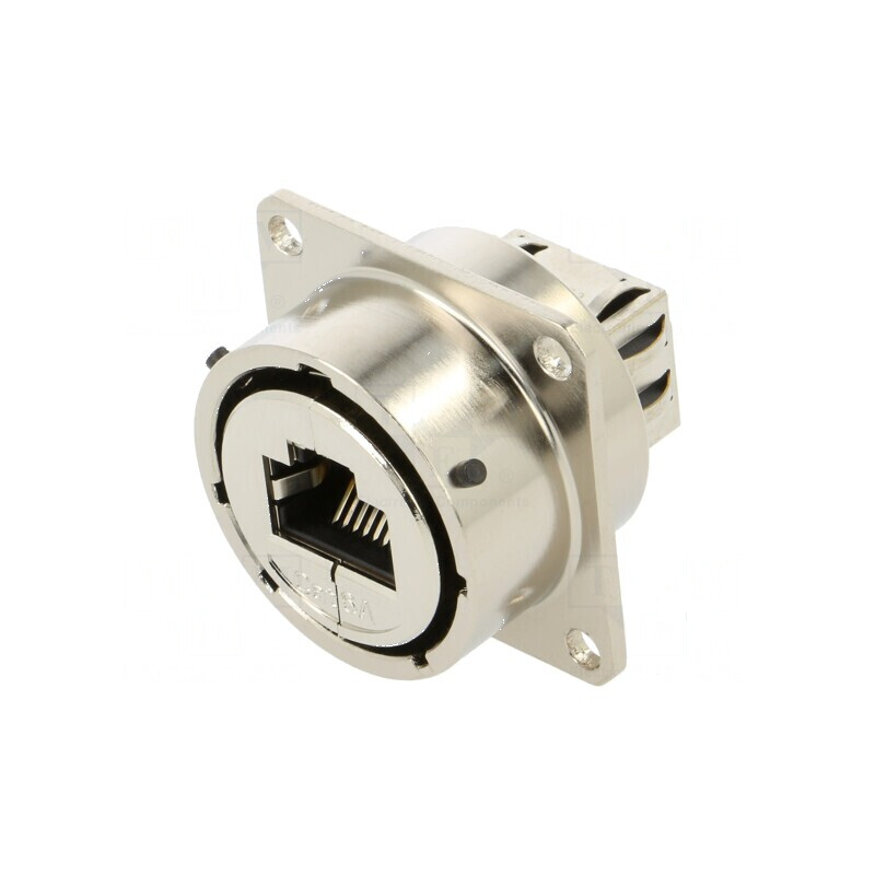 Conector RJ45 cu PIN de 8, RJF, 8p8c, IP68, Cat 6a | Electronic-mag.ro | Componente Electronice