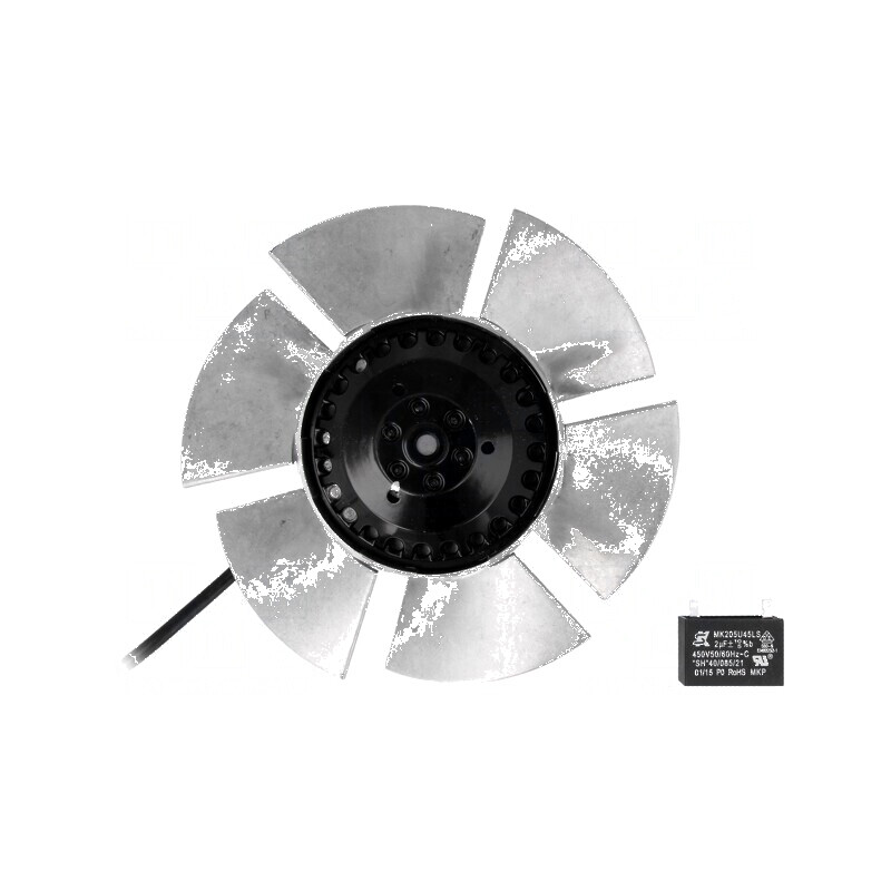 Ventilator axial Ø180x65,5mm 230VAC 570m3/h 62dBA | Electronic-mag.ro | Componente Electronice