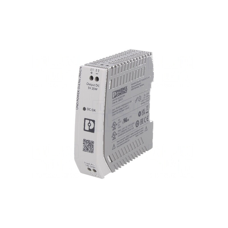 Alimentator pulsatoriu DIN 25W 5VDC 5A 85-264VAC | Electronic-mag.ro | Componente Electronice