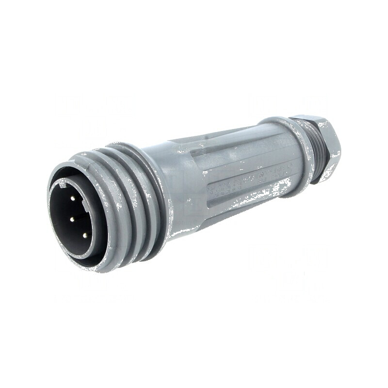 Conector circular mufă tată PIN 5 filet exterior - Rotire | Electronic-mag.ro | Componente Electronice