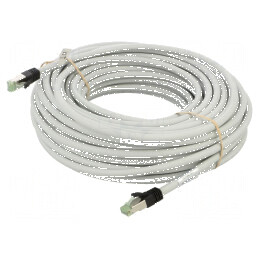 Patch cord S/FTP Cat 8.1 litat Cu LSZH gri 25m 24AWG Fire: 8 - Patch cord Cat 8.1 gri 25m | Electronic-mag.ro | Componente Elect