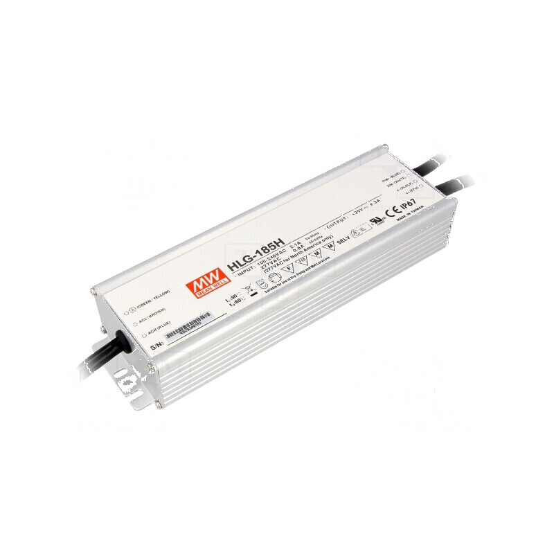 Alimentator LED pulsatoriu 185W IP67 | Electronic-mag.ro | Componente Electronice