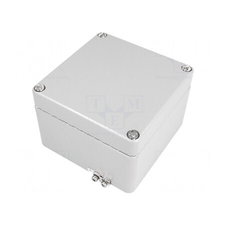 Carcasă universală aluminiu gri 120mm x 122mm x 81mm ATEX | Electronic-mag.ro | Componente Electronice