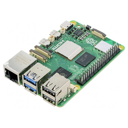 Calculator monoplacă Raspberry Pi 5 2GB RAM 2,4GHz | Electronic-mag.ro | Componente Electronice