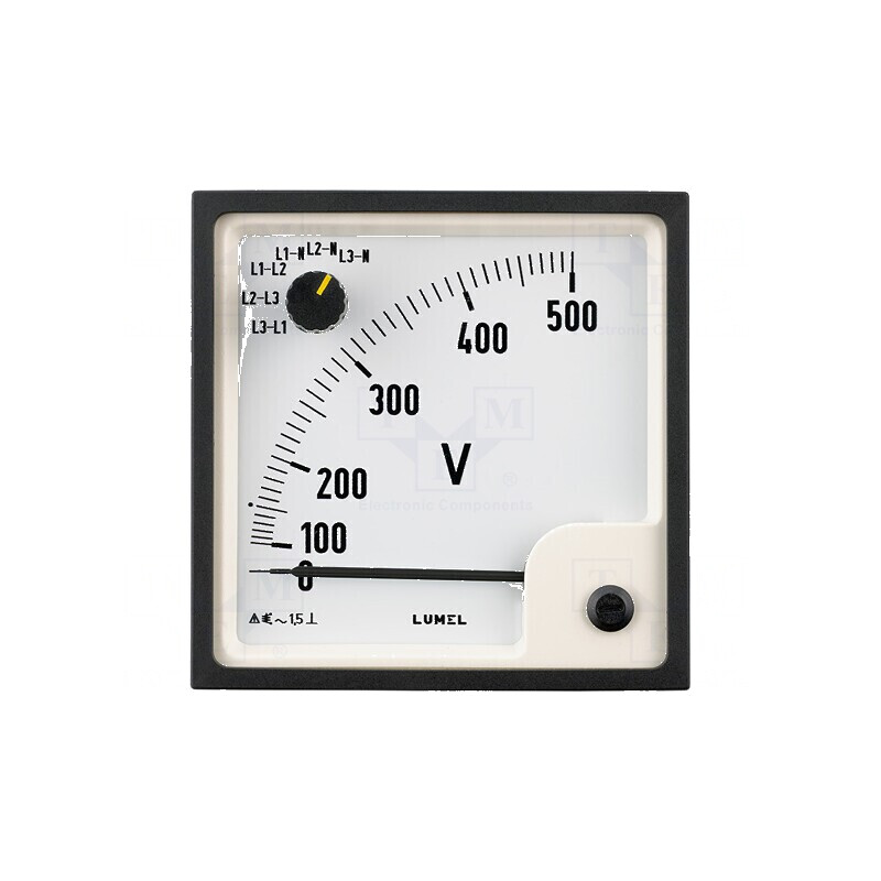 Voltmetru pe panou VAC: 0÷15kV 1,5 True RMS Umax: 300V | Electronic-mag.ro | Componente Electronice