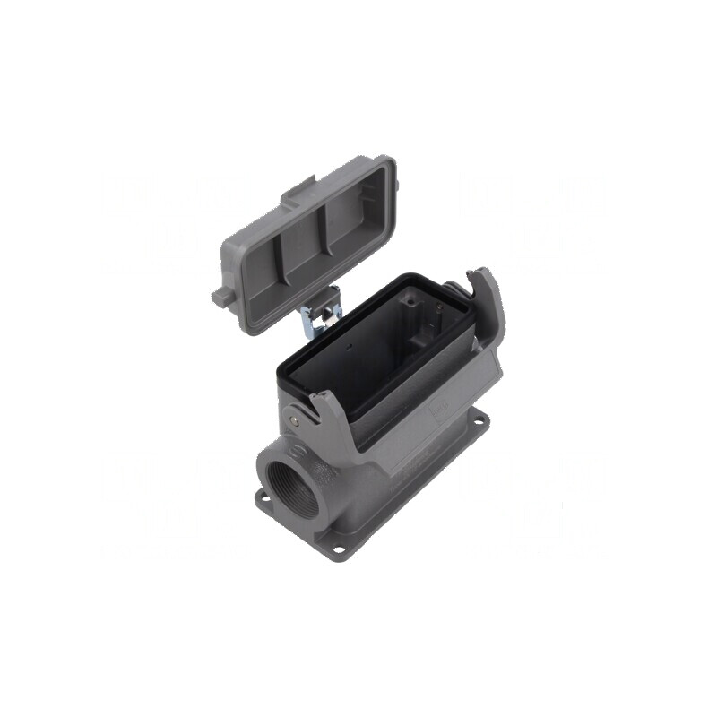 Han B Base SM HC 2 x M32 plastic cover - Capac plastic pentru 2 prize Han B Base SM HC M32 | Electronic-mag.ro | Componente Elec