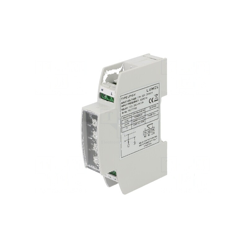 Releu de monitorizare a tensiunii pentru şină DIN | Electronic-mag.ro | Componente Electronice