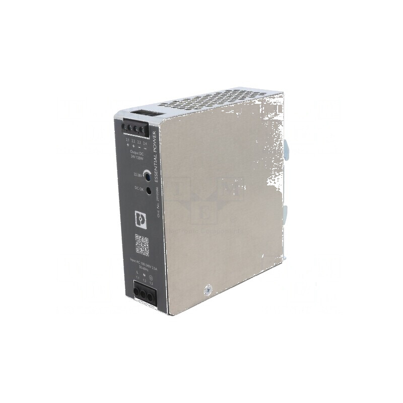 Alimentator pulsatoriu pentru şină DIN 120W 24VDC 0-5A IP20 | Electronic-mag.ro | Componente Electronice