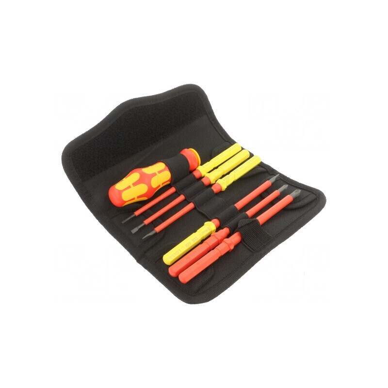 Set de şurubelniţe izolate cu 5 bucăţi, 1kVAC Phillips şi plată în etui | Electronic-mag.ro | Componente Electronice