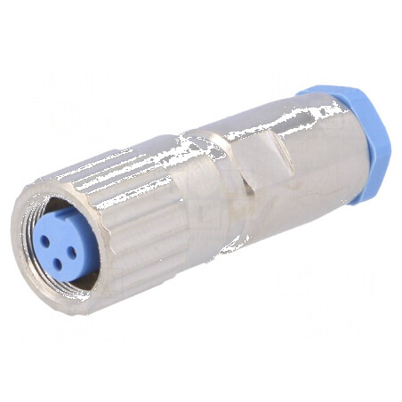 Conector M9 mufă mamă aurit IP65 3 pini 3A | Electronic-mag.ro | Componente Electronice