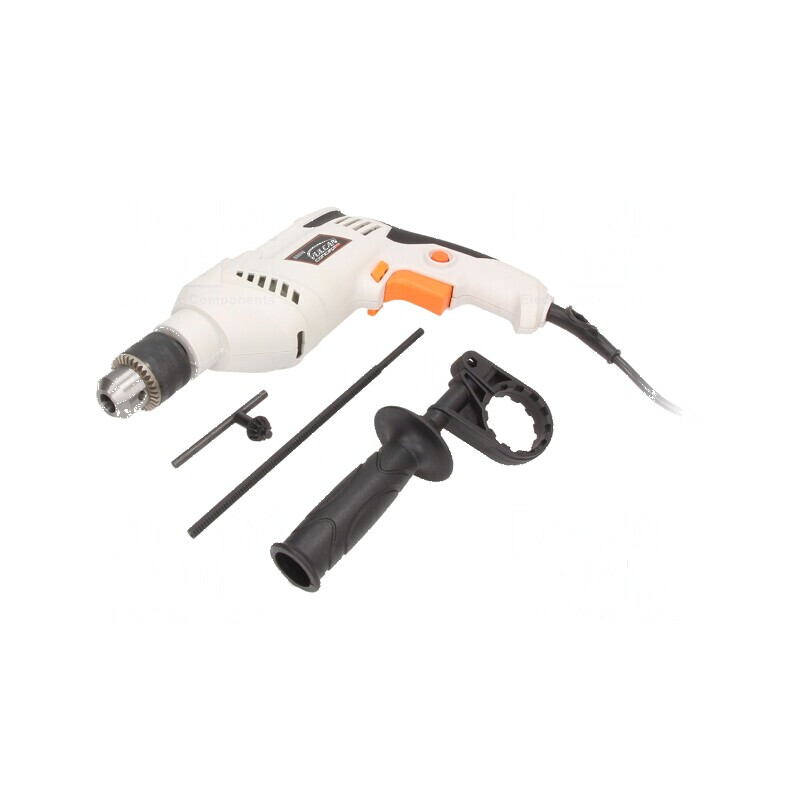 Maşină de găurit cu percuţie 800W 13mm 0÷3000rot./min 230VAC - Găuritoare electrică compactă | Electronic-mag.ro | Componente El