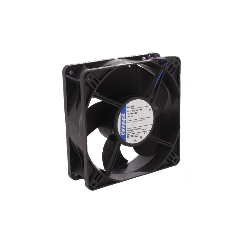 Ventilator axial 12VDC 119x119x38mm 184m3/h 42dBA - bilă | Electronic-mag.ro | Componente Electronice