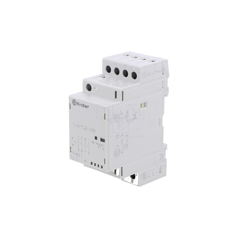 Contactor 4-polar pentru instalații 25A 24VAC 24VDC NO NC x3 | Electronic-mag.ro | Componente Electronice