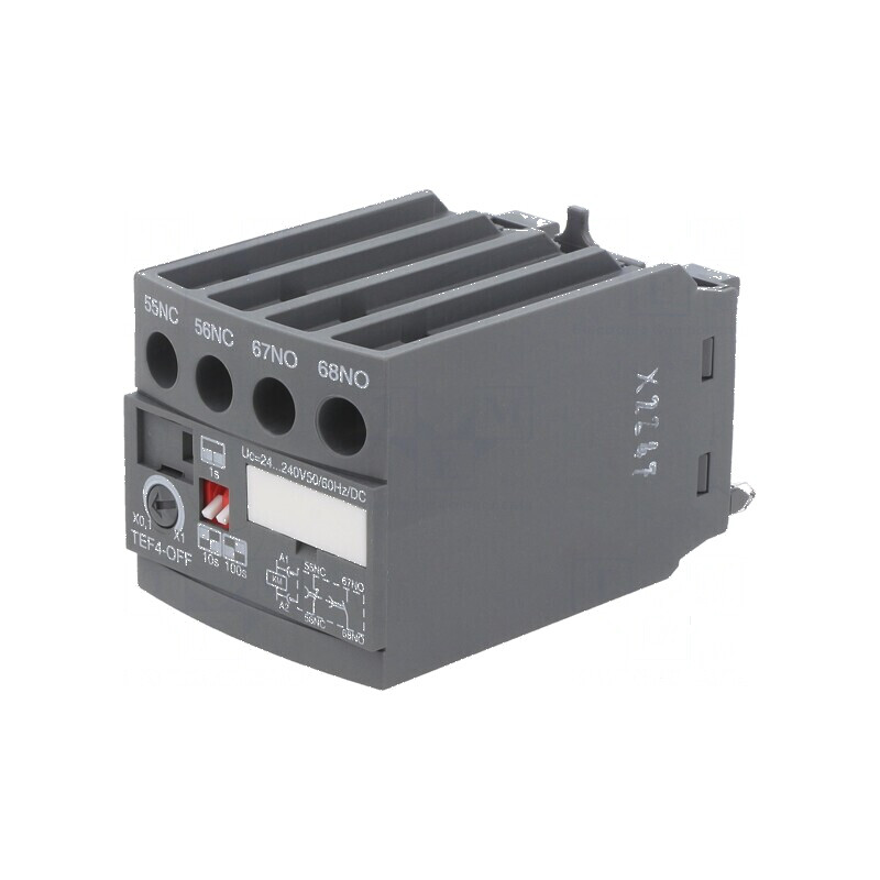 Cleme cu şurub pentru şină DIN Pini: NC NO 24VDC | Electronic-mag.ro | Componente Electronice