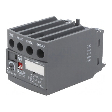 Cleme cu şurub pentru şină DIN Pini: NC NO 24VDC | Electronic-mag.ro | Componente Electronice