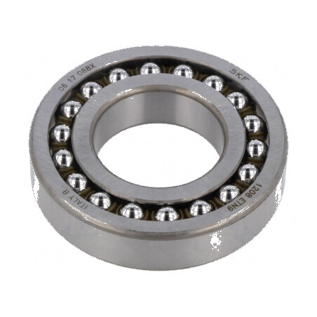 Lagăr cu bile pe două rânduri oscilante Øint: 40mm Øext: 80mm | Electronic-mag.ro | Componente Electronice