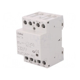 Contactor 4-polar pentru instalații - 63A 230VAC, 220VDC - Set de 4 contacte normal închise | Electronic-mag.ro | Componente Ele