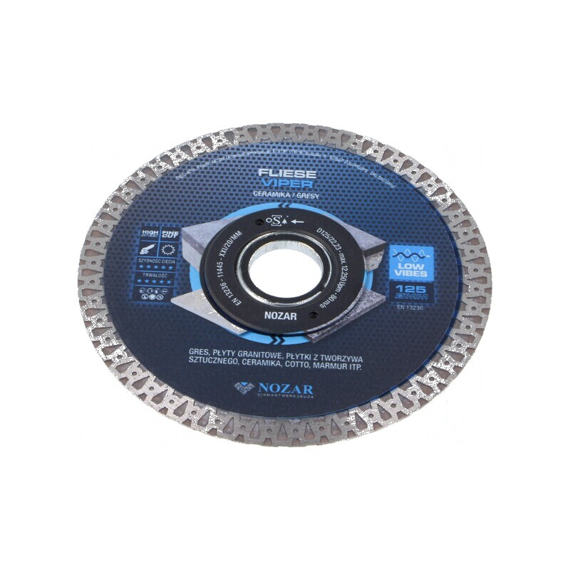 Disc de tăiere diamantat pentru gresie și porțelan - 125mm | Electronic-mag.ro | Componente Electronice Disc de tăiere diamantat pentru gresie și porțelan - 125mm | Electronic-mag.ro | Componente Electronice