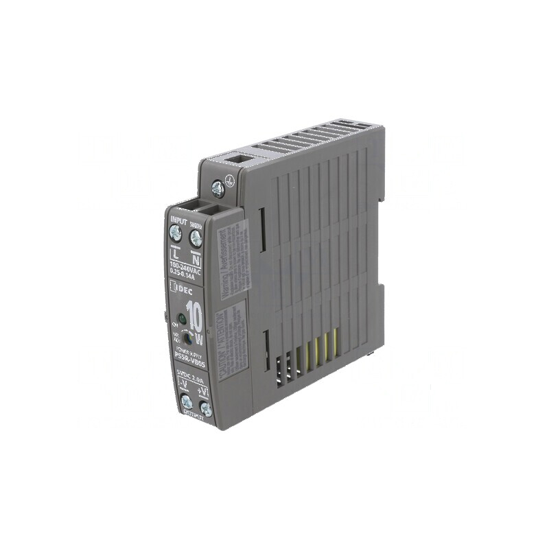 Alimentator: pulsatoriu pentru şină DIN 10W 5VDC 2A 85÷264VAC - Alimentator 5VDC 2A pentru şină DIN | Electronic-mag.ro | Compon