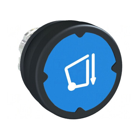 Comutator acționat prin apăsare 22mm bleumarin | Electronic-mag.ro | Componente Electronice