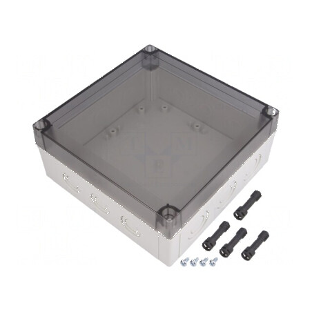 Carcasă universală din policarbonat - dimensiuni 180mm x 180mm x 75mm | Electronic-mag.ro | Componente Electronice