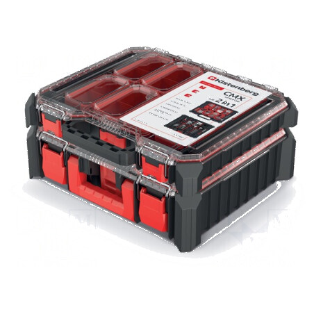 Container cu partiții negre de dimensiuni mari | Electronic-mag.ro | Componente Electronice