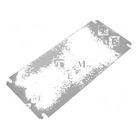 Placă de montare oţel Solid 238mm x 518mm x 1,5mm | Electronic-mag.ro | Componente Electronice