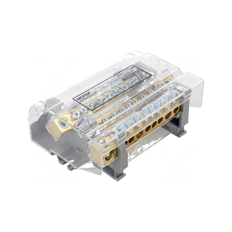 Bloc de distribuție cu 4 piste și 36 borne, gri 160A | Electronic-mag.ro | Componente Electronice Bloc de distribuție cu 4 piste și 36 borne, gri 160A | Electronic-mag.ro | Componente Electronice