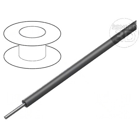 Cablu HookUp Wire 28AWG ETFE gri 30,5m | Electronic-mag.ro | Componente Electronice